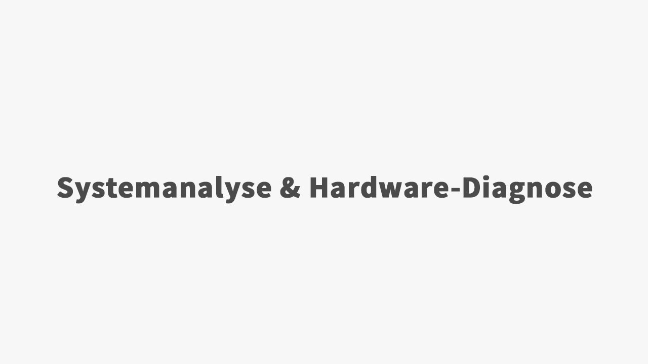 Systemanalyse-und-Hardware-Diagnose